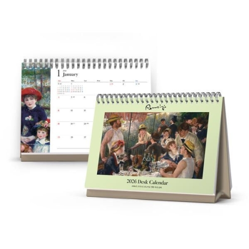 아르누보  2026 명화 탁상 달력