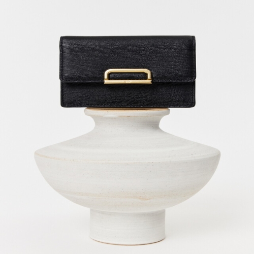 닥스 여성 블랙 음각로고 소가죽 명함지갑 WCWA4F204BK