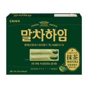 크라운제과  말차하임 284g