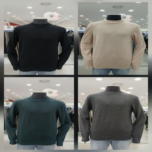 ANDZ 캐쥬얼 모혼방 반터틀넥 니트4종 HZF4EU1110_GN 구리