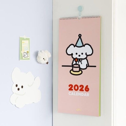 라이브워크  2026 코이 스프링 벽걸이 캘린더