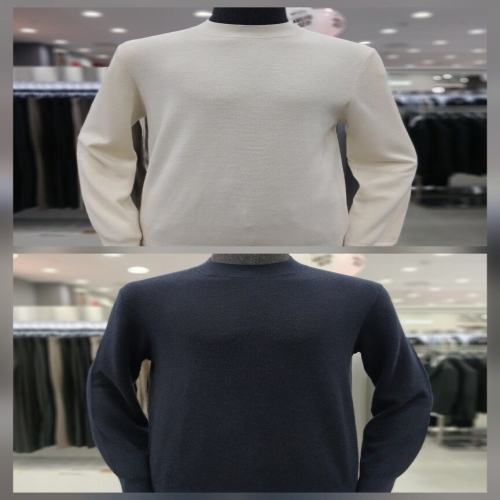 ANDZ 캐쥬얼 모혼방 반터틀넥 니트2종 HZF4EU1204_GN