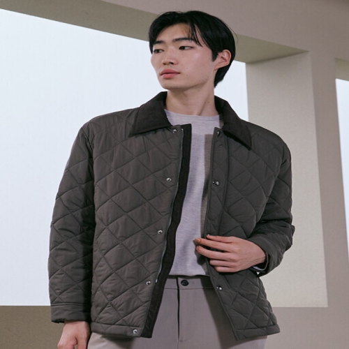 프로젝트엠 남성 카라형 퀼팅 자켓_EPE4JJ1310