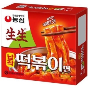 농심  생생납작떡볶이면 258g