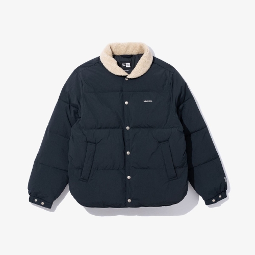 뉴에라  공용 오리지네이터스 보아 넥 패디드 재킷 미드나잇 네이비 14741993