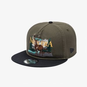 뉴에라 아웃도어 애니멀 골퍼 스냅백 모스 14561783