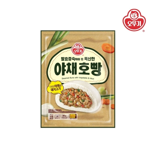 오뚜기  발효증숙 야채호빵 360g