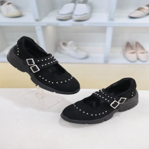 스터드 밴딩 메리제인 로퍼 스니커즈 5cm CDSP500855