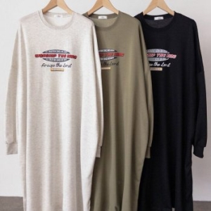 나야홍 빅사이즈원피스 V365L509 더킹와이드트임원피스 NM