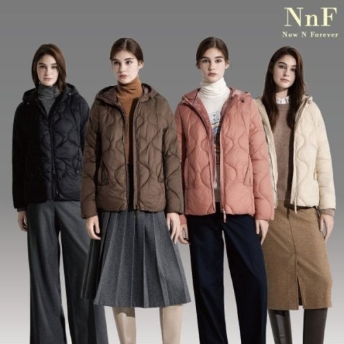 NNF 여성 신클라우드 장기모 패딩