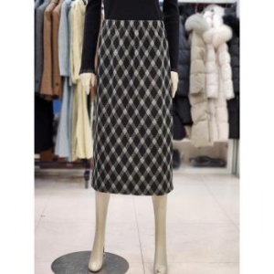 스위트숲 세이브존07 타탄 체크 H라인 스커트 SBASR33 S41573024