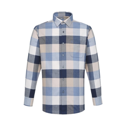 닥스 남성 기모 폴리혼방 이지케어 빅체크 셔츠 DKW3SHCL143B1