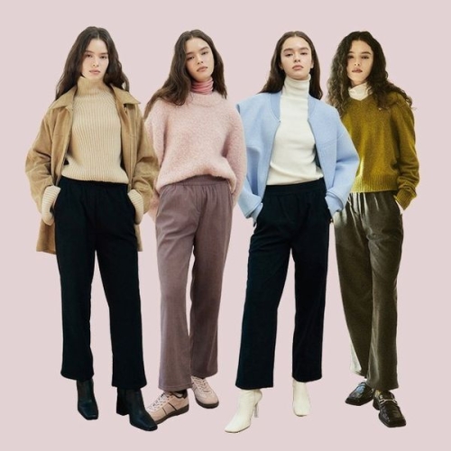 벨리츠 여성 포근 코듀로이 팬츠 4종