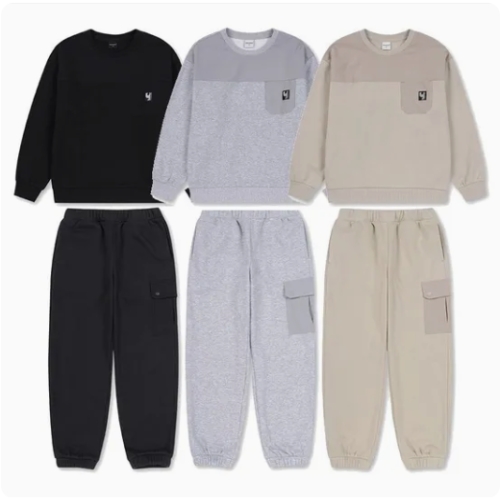 폴햄 키즈 편하고 따뜻한 트레이닝복 셋업 PYE4TR3713,PYE4PT3713