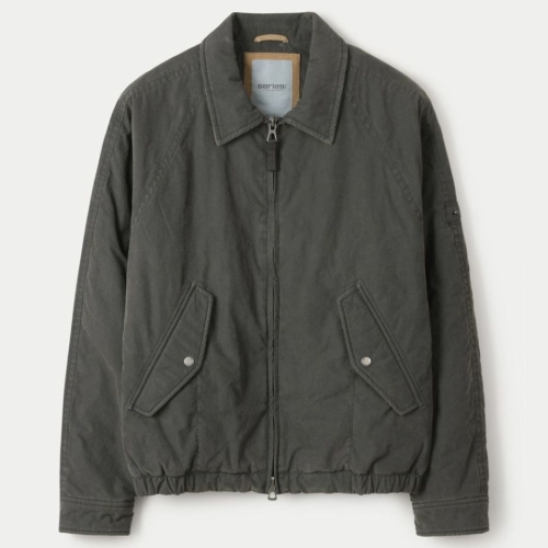 시리즈 피그워싱 블루종 점퍼_SHUAW25921GYX