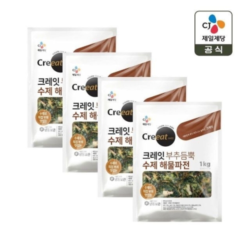 CJ제일제당 크레잇 수제 해물파전 1kg