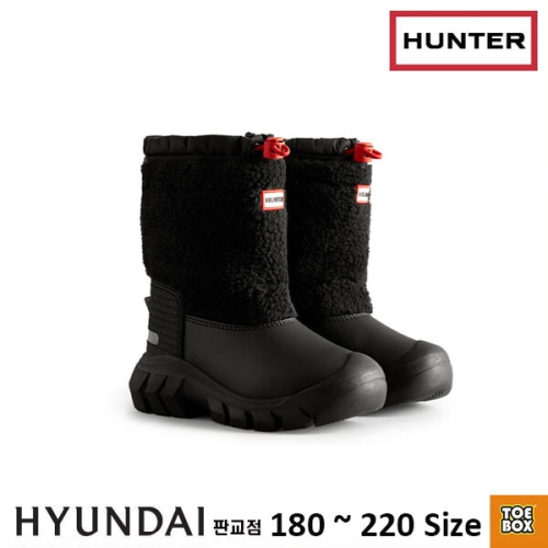 헌터(HUNTER) 완더러 쉐르파 스노우 부츠 (HTYCE4TSWS11BLK)