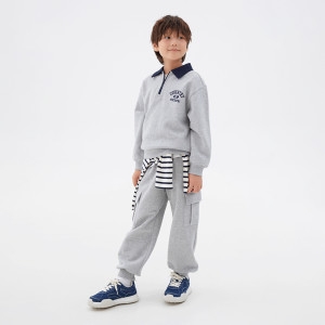 오키즈 스파 키즈 하프 집업 상하세트 기모 SPSMF4TKU3