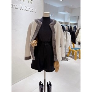 GGPX 배색 노카라 에코자켓 GOZ1FU003F