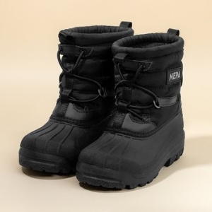 네파키즈 키즈 템퍼 스트링 방한 패딩부츠 블랙 KLGEC62BLK