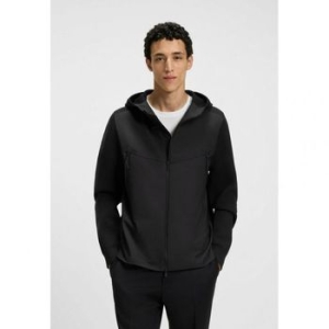 보스 BOSS 이마테오 지퍼업 스웨트셔츠 검은색 6876663