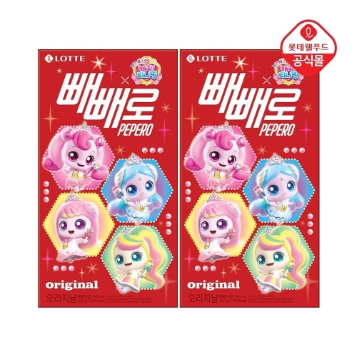 롯데제과  빼빼로 티니핑 초코 432g