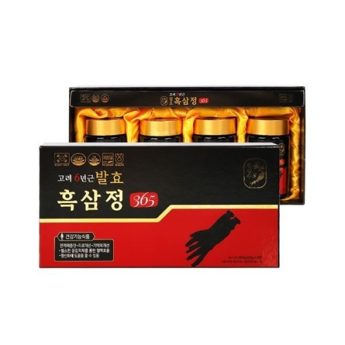 한삼수 고려6년근 발효 흑삼정 365 240g 4병