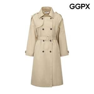 GGPX 더블 트렌칭 롱 코트 GP9CT001F
