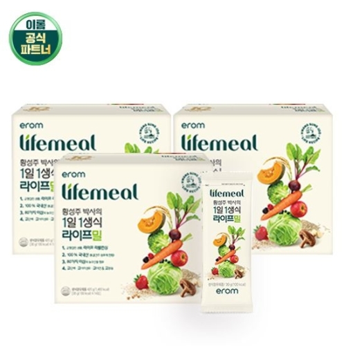 이롬 황성주 박사의 1일 1생식 라이프밀 30g 14포