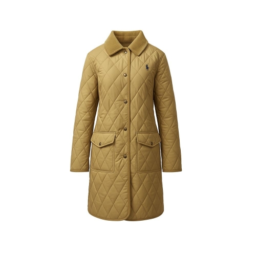 폴로 포니 다이아몬드 퀄팅 롱 자켓 211965338 004