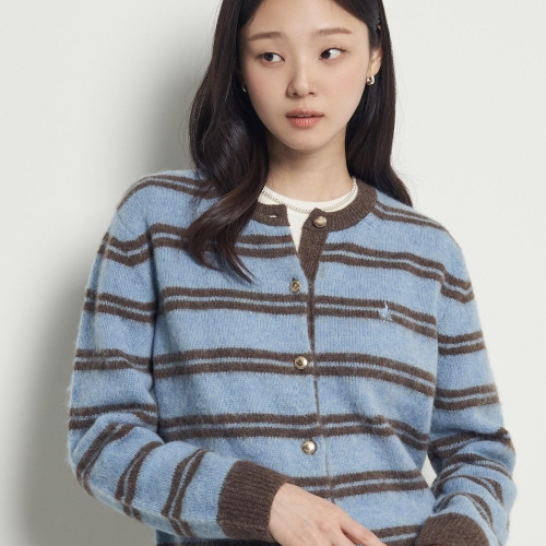 빈폴레이디스 여성 셔틀랜드 스트라이프 카디건 BF5X5AC04Q