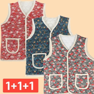 예스플러스 양털 보온 조끼