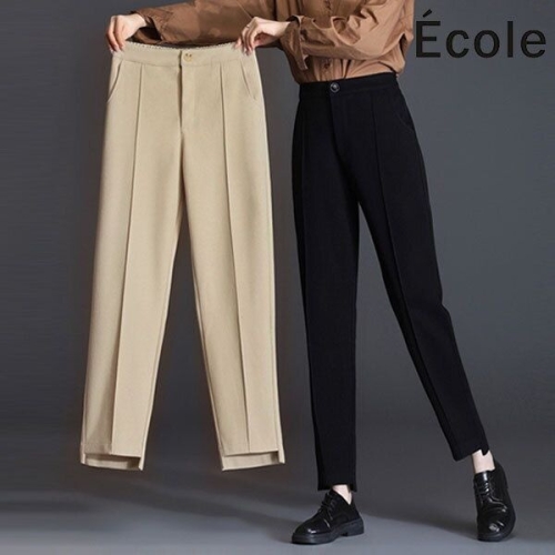 에꼴드파리 수트 모직팬츠_F2XWPB001Z