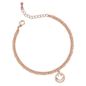 로즈골드  패션 체인 해피스마일 팔찌 WFG2HIX