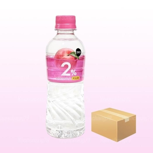 롯데칠성음료 2% 부족할때 복숭아 제로 350ml
