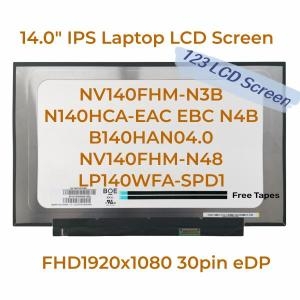 아이피에스 노트북 LCD 화면 NV140FHM-N3B N140HCA-EAC EBC N4B B140HAN04.0 NV140FHM-N48..