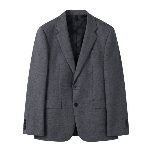 커스텀멜로우 그레이 멜란지 텍스처 수트 자켓 CWFBW24303GYM