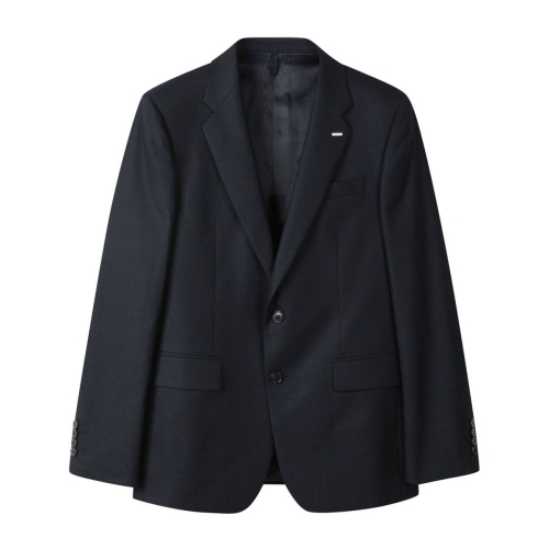 커스텀멜로우 네이비 캐시미어 블렌디드 플란넬 수트 자켓 CWFBW24204NYX