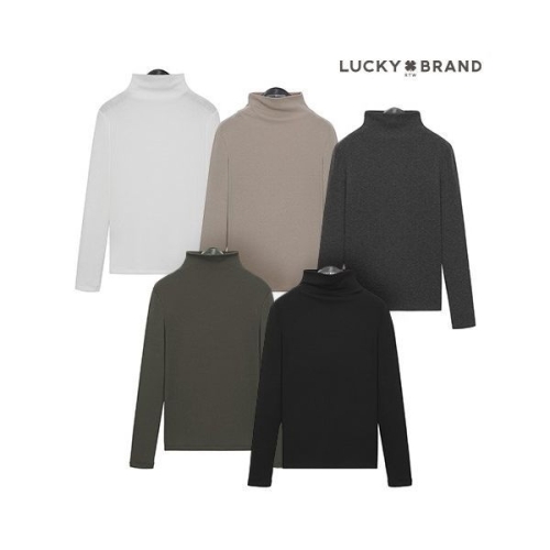 럭키브랜드 일시불 2만- 기모 터틀넥 티블라우스 5종887433