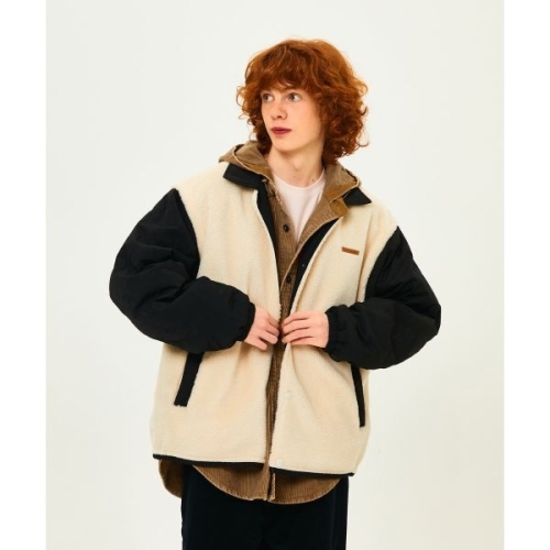 코닥 패딩 UQS K5423LPJ93BLK 브라우니 리버시블 카라 패딩 자켓 BLACK