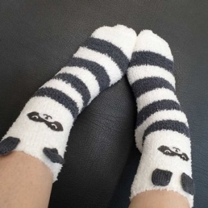 판다 여성 수면양말 선물케이스 포함 WFG38EV