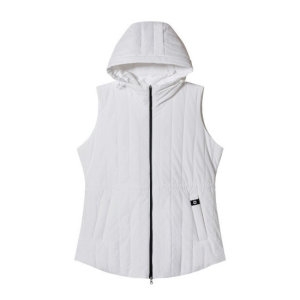 풋조이 골프조끼 NQC FLJWW7406-BLACK 여성 롱패딩 후디 베스트