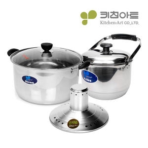 키친아트  스팀 빨래솥 삶숙이 들통 냄비