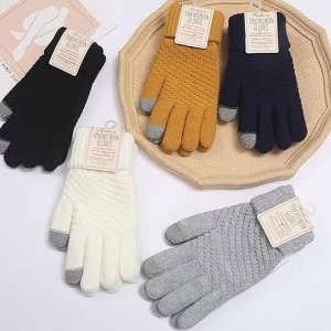 스마트  남녀공용 폰 터치 니트 방한 장갑 WFG6YLJ