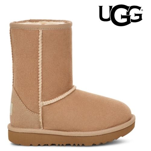 UGG 오버로크 스티치 스웨이드 부츠 클래식 II