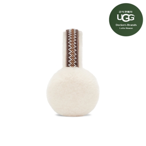 UGG 프리미엄 WOMEN 양털 로고 브레이드 귀마개 타스만 쉽스킨 이어머프 1665374504