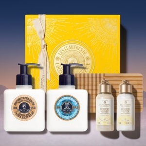 록시땅 시어 핸드워시 + 핸드로션 듀오 세트