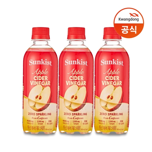 썬키스트 애사비 제로 스파클링 350ml
