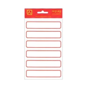세모네모 1000 일반견출지 10-202R 적색 10매 개 1개입
