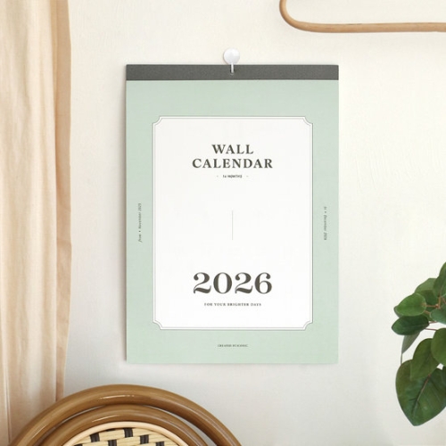 아이코닉  2026 월 캘린더 벽걸이달력